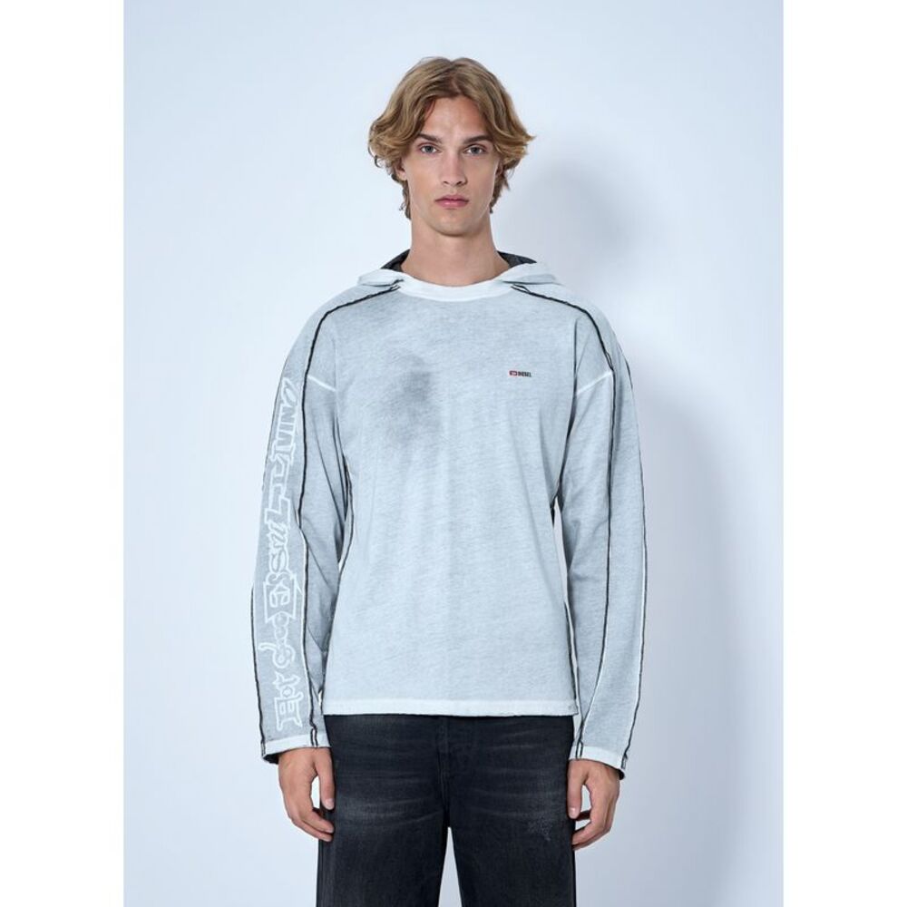 Diesel Men T-Riven-Ls Hoodie